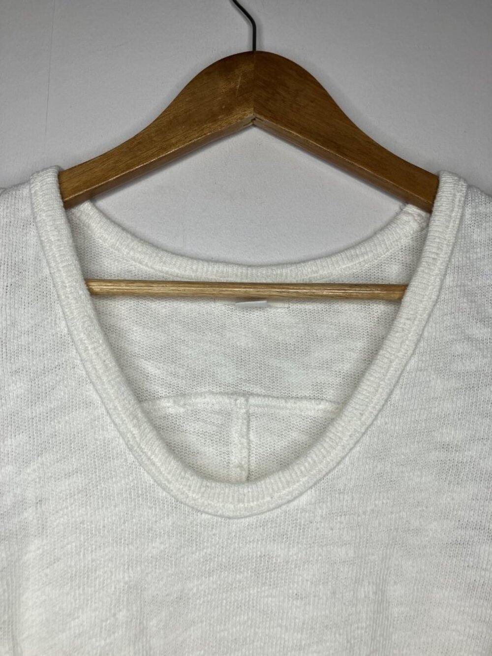 Basin + Range Women's White 100% Cotton Slub Knit Tank Top Size Large - Picture 2 of 8